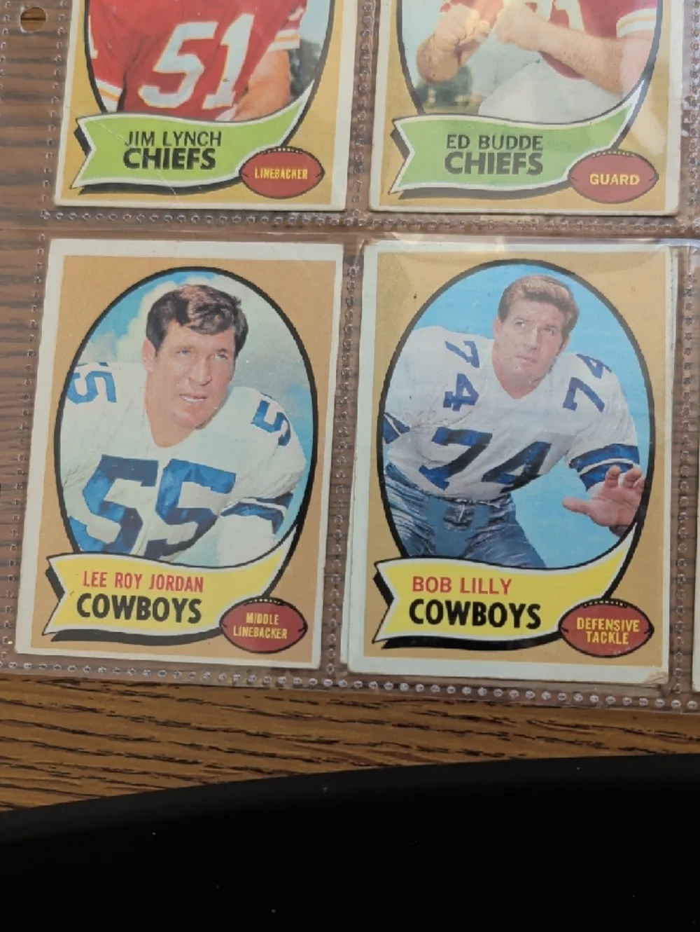 Vintage 1970 NFL Football Trading Card Lot - Multi Team - Picture 2 of 15
